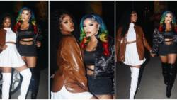 Lagos Cardi B: Fans hail Iyabo Ojo and daughter Priscilla as they step out in sultry outfits on Lagos road
