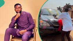 Ebuka Songs displays drama to gift parents their first ever-owned car, video goes viral: "Touching"