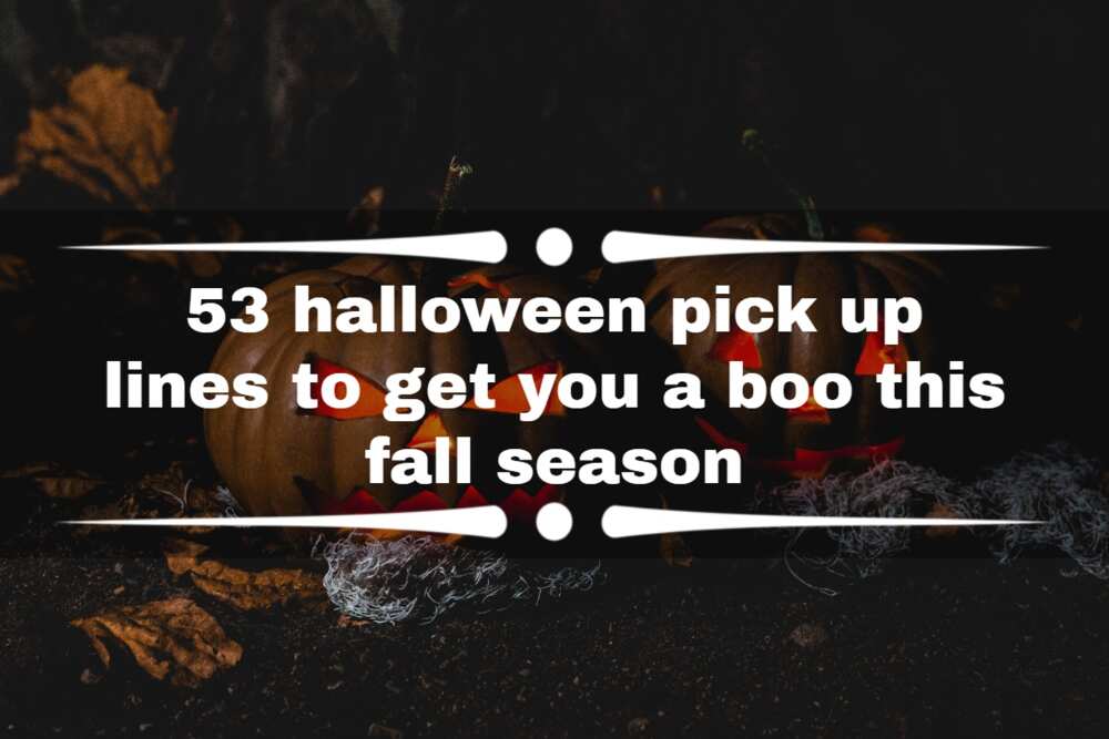 53 Halloween pick-up lines to get you a boo this fall season - Legit.ng