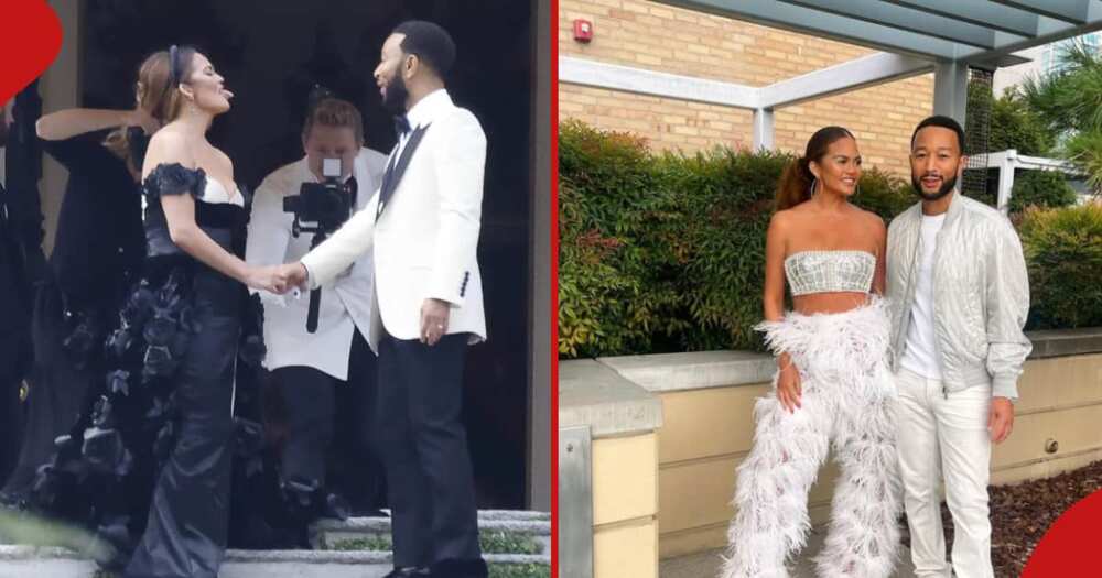 John Legend and Chrissy Teigen. John Legend and Chrissy Teigen.
