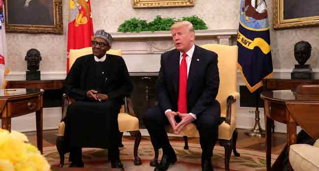 Covid-19: Buhari sends a get-well-soon message to Trump, wife
