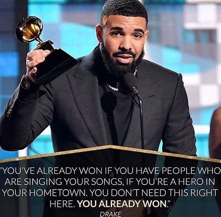 Drake on 2019 Grammy Awards