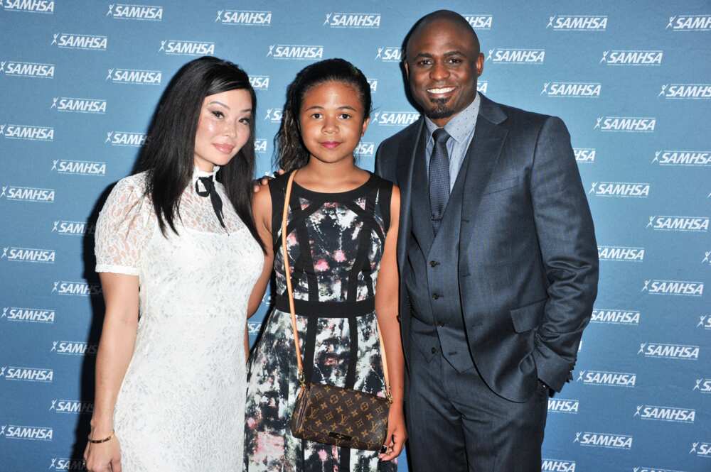 Mandie Taketa and Wayne Brady Mandie Taketa and Wayne Brady