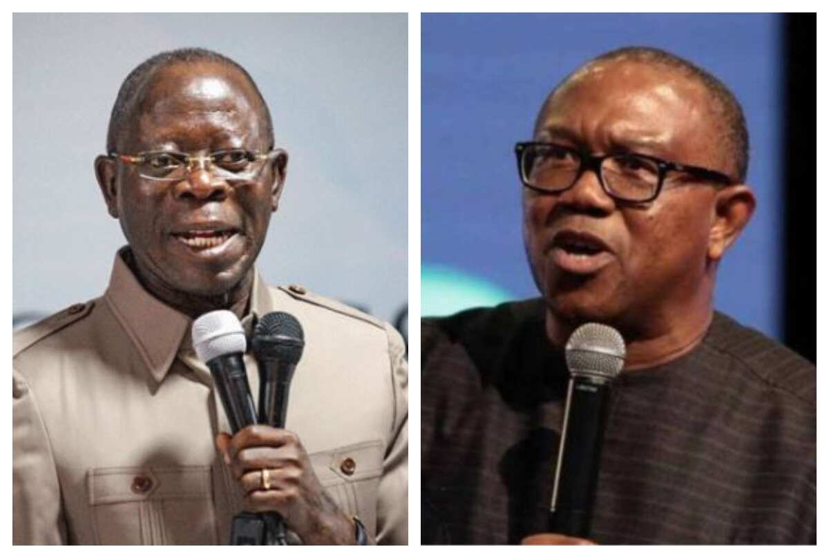 Intriguing: What Adam Oshiomhole said about Peter Obi's supporters will shock you