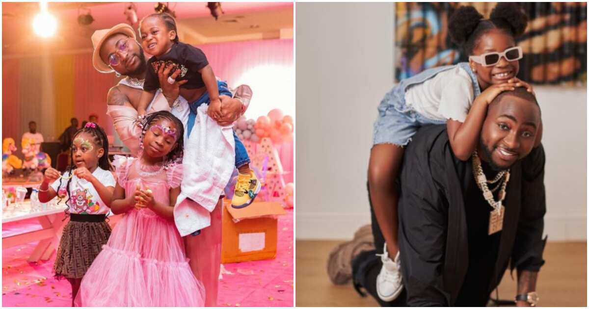 See how Davido's 1st daughter Imade celebrated him on his 30th birthday