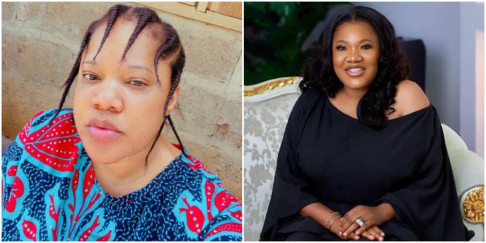 Too Fine: Fans and Colleagues Gush Over Toyin Abraham’s Photo as She Rocks Complete Natural Look