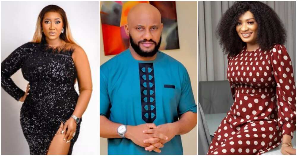 Actor Yul Edochie and his wives