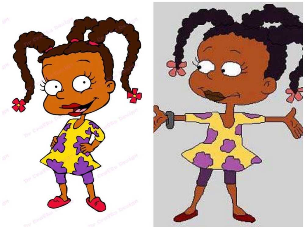 black girl cartoon characters