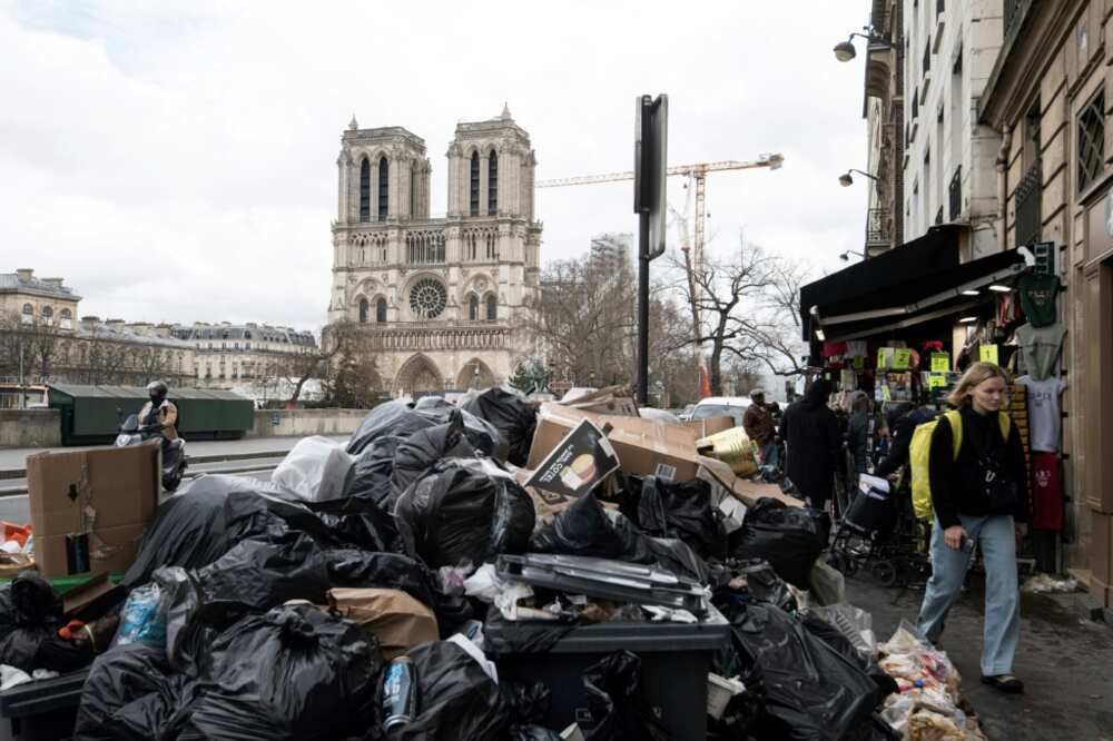 Paris municipal garbage collectors have been on strike since last week