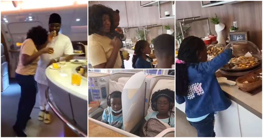 Nollywood actress Mercy Johnson and her family