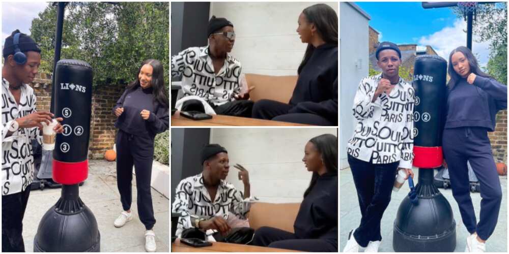 Temi Otedola and Small Doctor link up