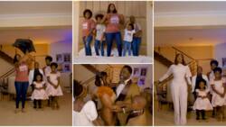 Mercy Johnson and family wow fans as they rock 4 outfits in impressive transition video: “Too beautiful"