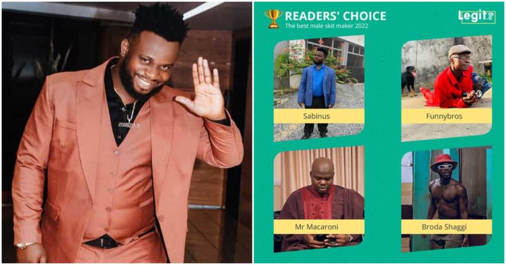 Beryl TV 7497fd7695b0f8d4 Oga Sabinus Wins 2022 Readers Choice Awards for Best Skit Maker Ahead of Mr Macaroni, Broda Shaggi, Others 