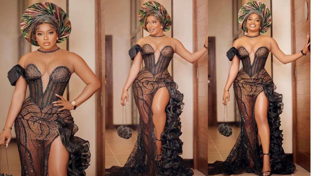 Corset Asoebi Styles  Corset asoebi styles, Nigerian lace styles