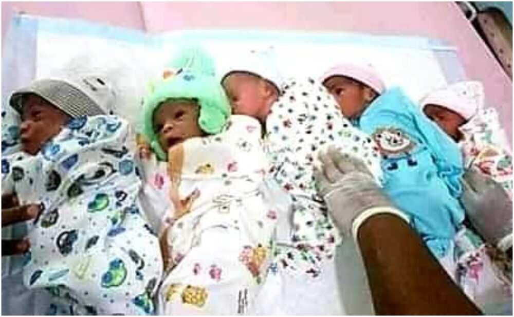 Okeigbo's quintuplets born after 18 years of waiting, later one baby died