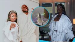 Gyakie slays in stylish white outfit as she performs at Kizz Daniel's Ovo Wembley Arena Concert
