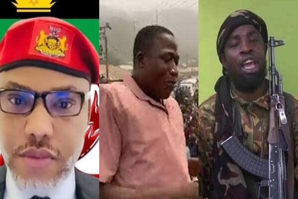 Mutuwar Shekau Ya Isa Darasi Ga Nnamdi Kanu da Sunday Igboho, Adama Garba