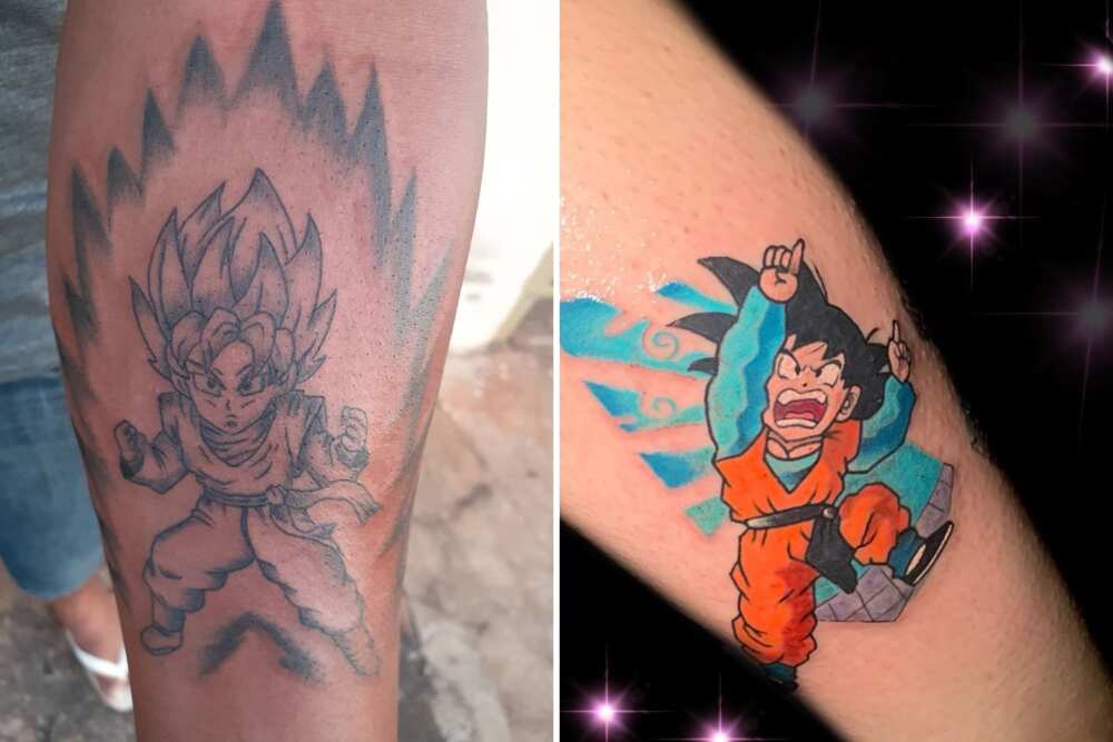 Simple anime tattoos