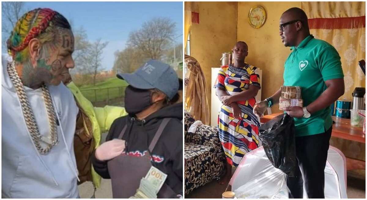 3 Acts of charity that gladdened many hearts: 6ix9ine donates generously, man gives N1m to orphaned triplets