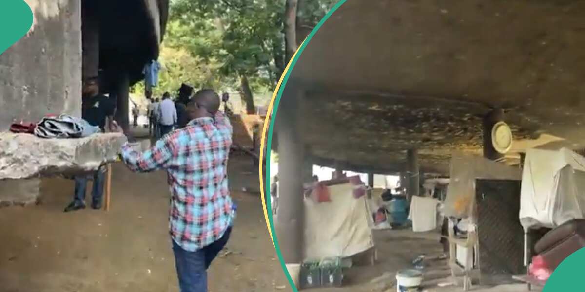 Watch video: Nigerians react as another settlement is discovered under Lagos bridge
