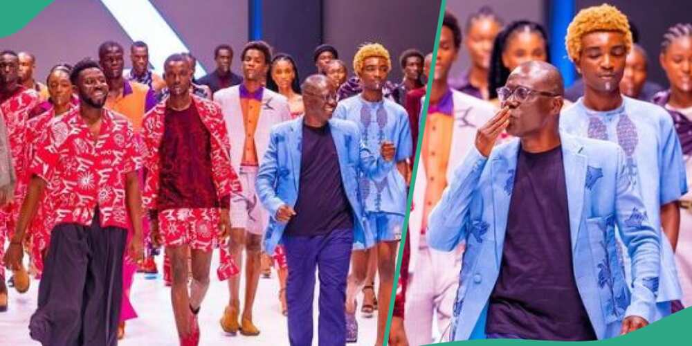 Goivernor Sanwo Olu on the runway