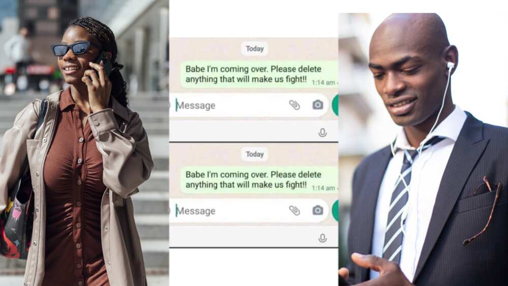 Lady advises man to delete incriminating chats