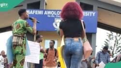 Breaking: OAU students shutdown campus, demand 50% reduction in tuition