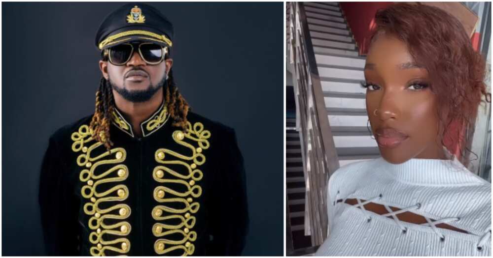 PSquare's Paul Okoye boldly flaunts young lover.