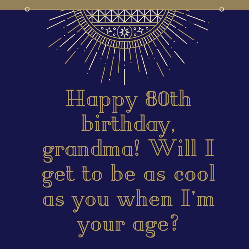 80th birthday greetings