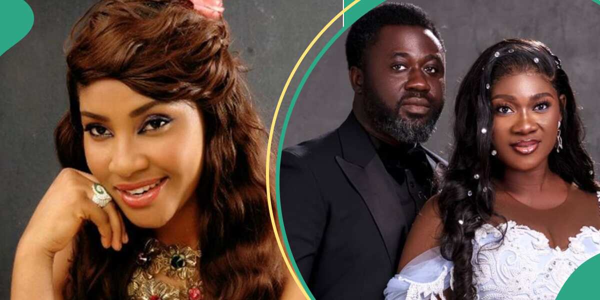 Watch video as Angela Okorie rubbishes Mercy Johnson’s husband, Prince Okojie