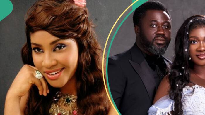 Angela Okorie replies Mercy Johnson’s husband, insults him in new video, stands by allegations