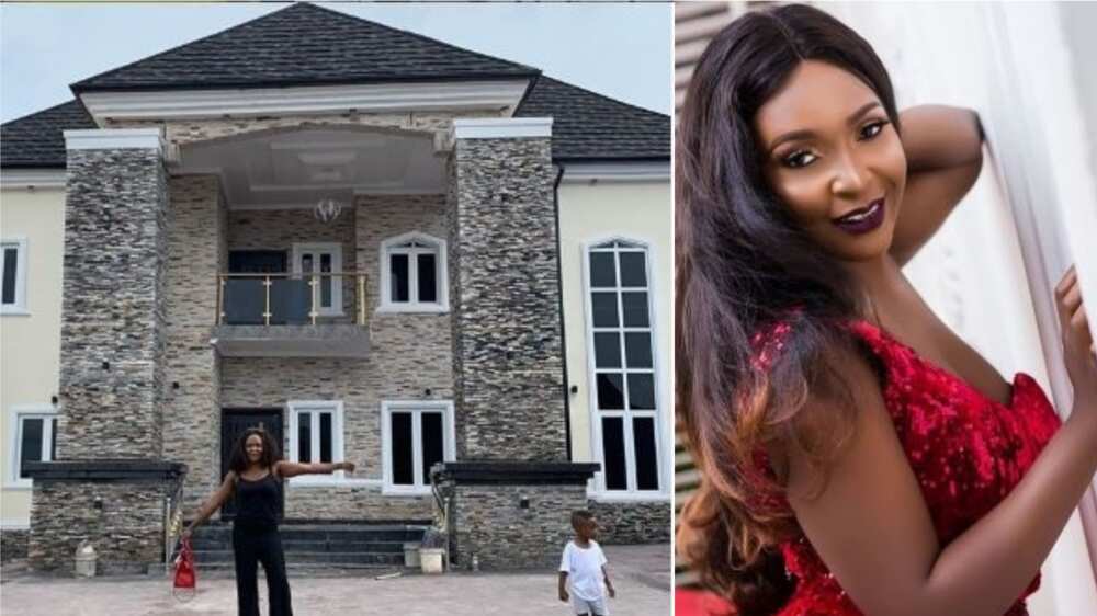 Blogger Okoro Blessing finally owns up in leaked voice notes, says she will build a replica of the building soon