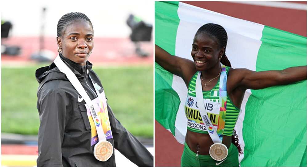 Nigerian athlete, Tobi Amusan.