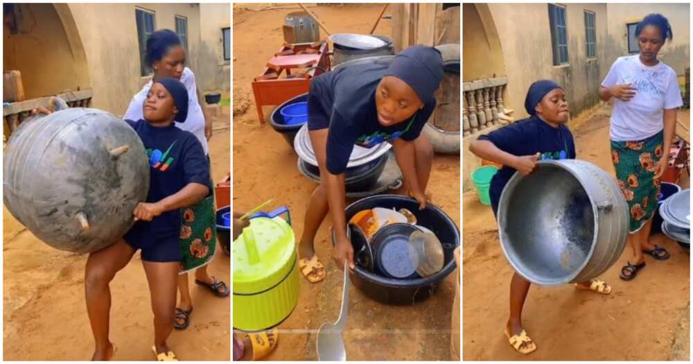 Do it Again Pls: Nigerian Lady with Tiny Waist Causes Stir as She