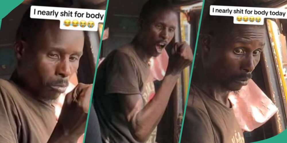 Lady shares video of bus conductor who was acting up