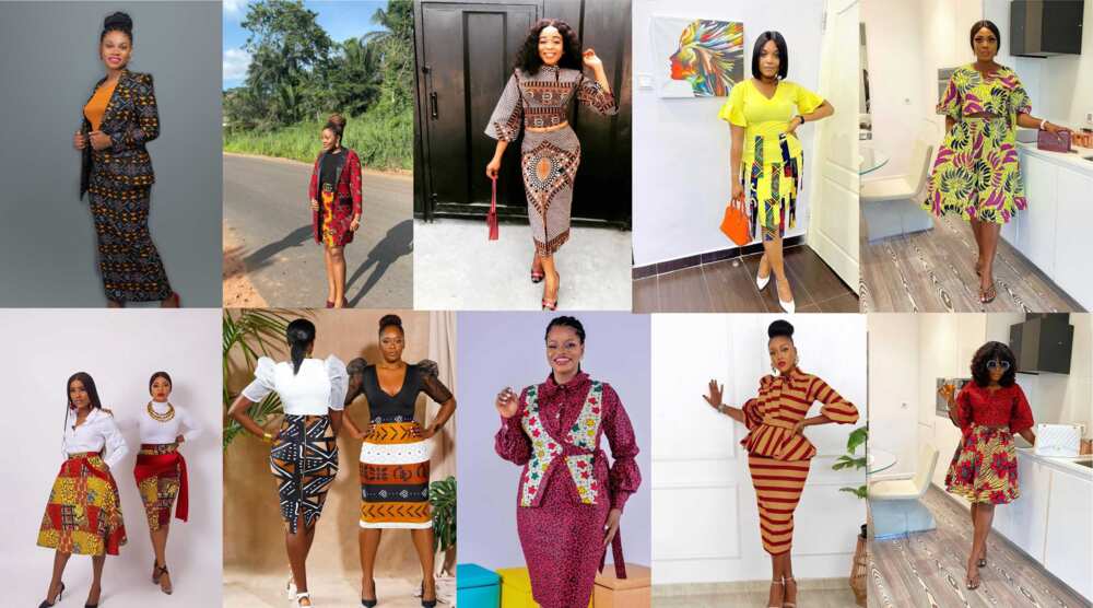 simple ankara skirt and blouse styles