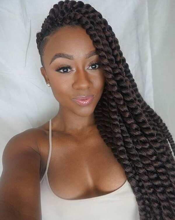 Big twist braids hairstyles for real fashionistas 