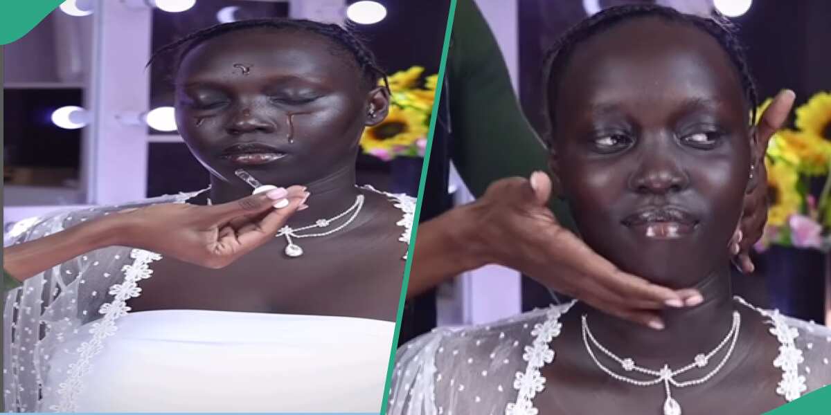 Check out the mind-blowing face beat a makeup artist dd for a bride that stunned many