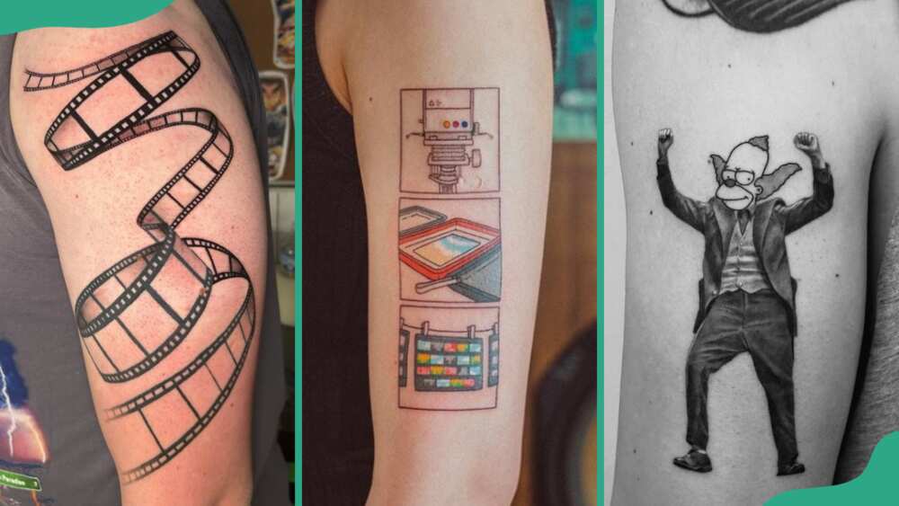 Film sleeve tattoos