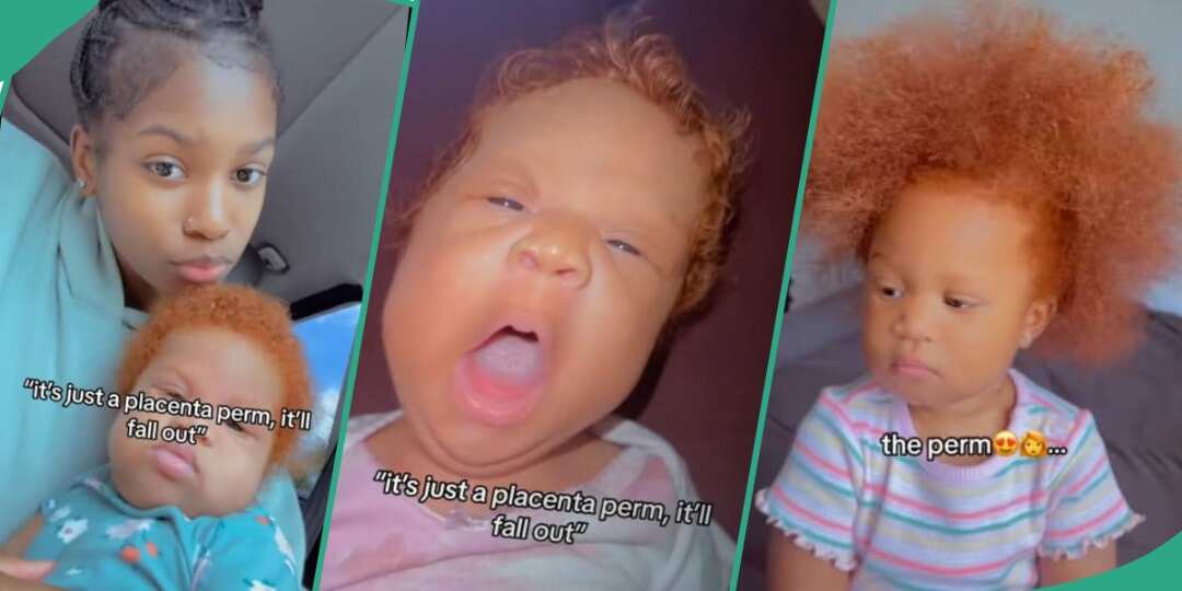 Watch adorable video of baby born with ginger hair
