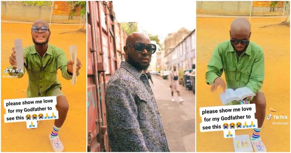 King Promise Lookalike Begs Him For A New Phone