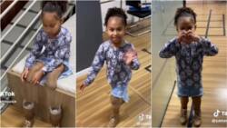 "Love you baby girl": Inspiring Video of Young Girl Happily Walking with Prosthetic Legs Melts Hearts Online