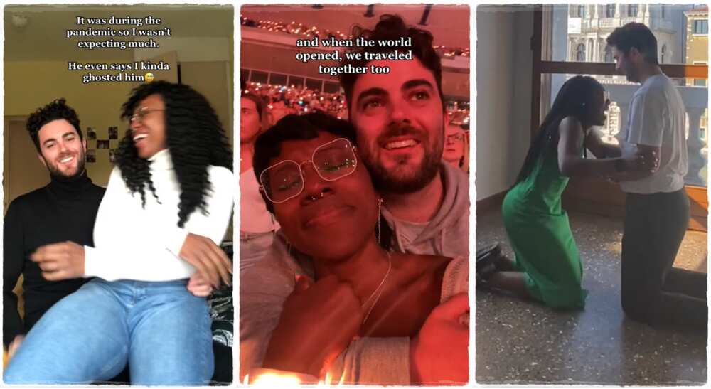 Photos of a Nigerian lady and her white lover.
