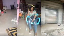 Single mum cries out after being thrown out of shop she earns her living, wants Nigerians to help