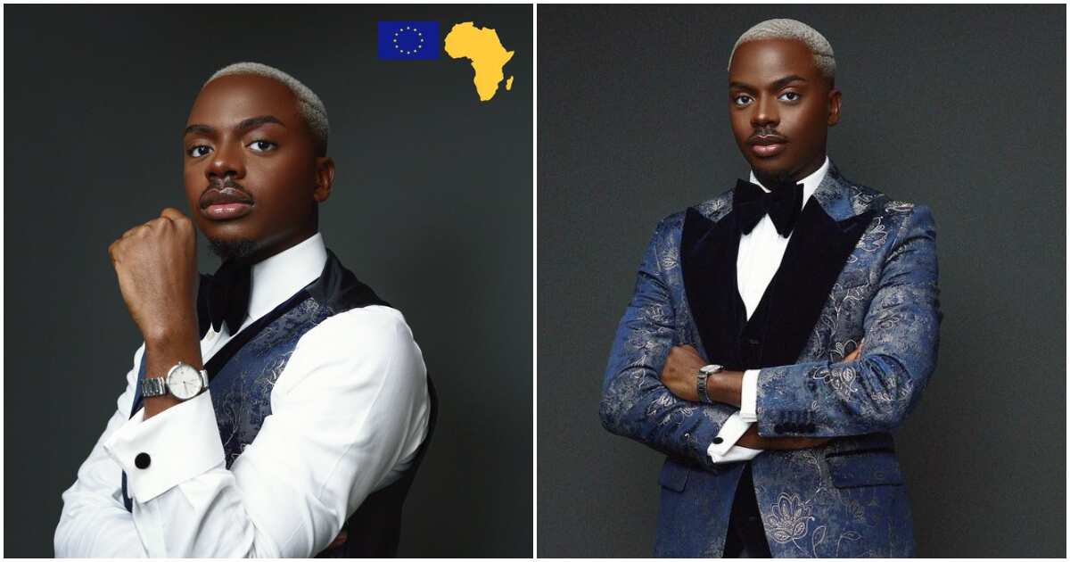 Check out Enioluwa's cute pics as he takes up new role as European Union-Africa ambassador