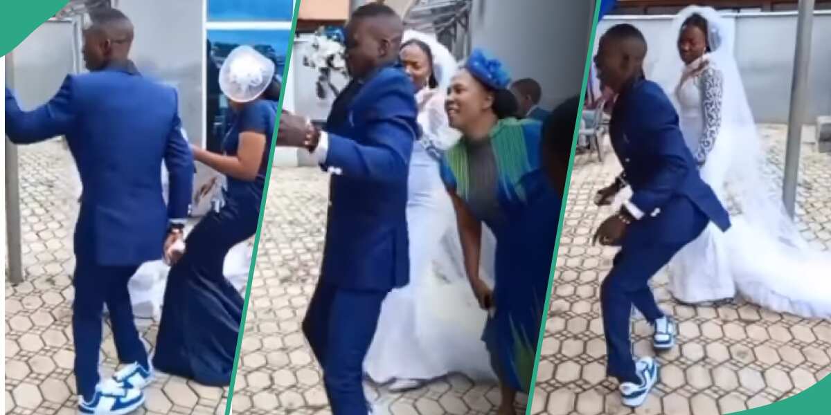 You need to see how a gospel singer with special feet danced on his wedding day (video)