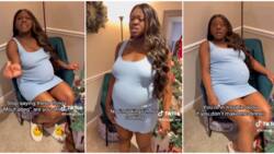"You're in trouble": Reactions as pregnant woman refuses to cook for her husband at night, funny video trends