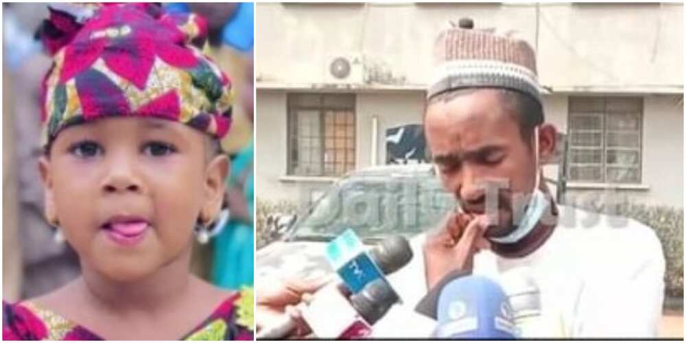 Till I die, I won't forget: Father of 5-year-old girl Hanifa Abubakar killed by her school proprietor reacts in emotional video