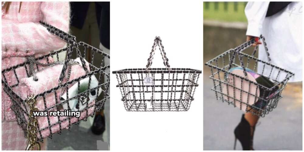 Chanel grocery bag/Chanel designer