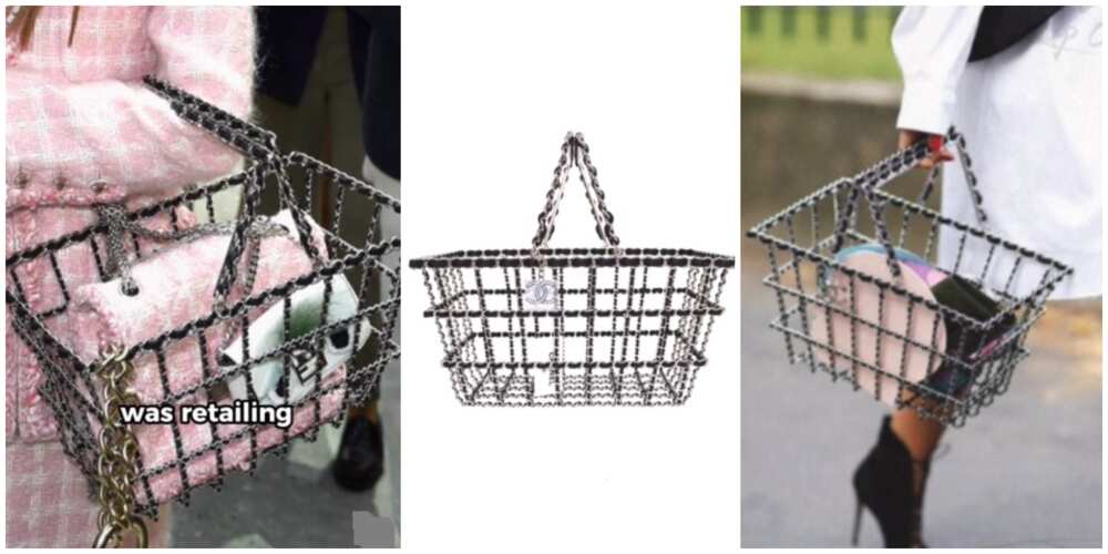 Throwback: Photos of Chanel's  Designer Grocery Basket Sparks  Reactions 